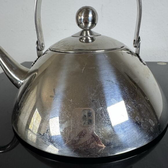 Lepicure Tea Pot, Tea Kettle, 18/10 Stainless Steel, 32 Oz - Picture 2 of 10